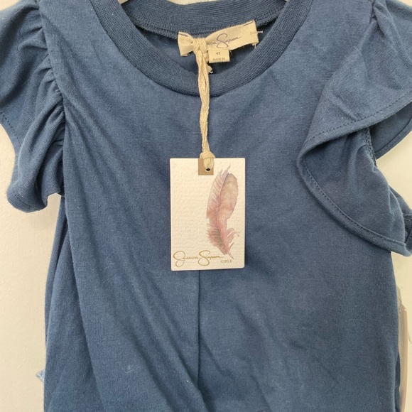 Jessica Simpson 4T navy and white outfit - Picture 6 of 7